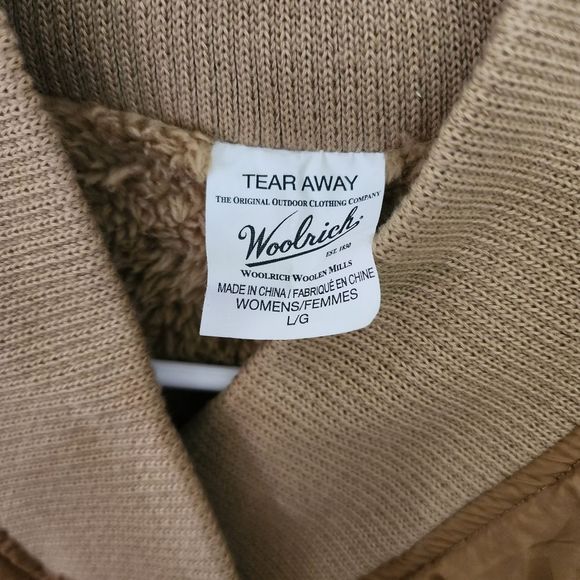 Woolrich NWT Reversible Sherpa Monkey Jacket Coat Large - Picture 10 of 12